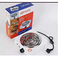 Плита электрическая однокомфорочная спиральная Hot Plate JX-1010B 1000W, Белый (12)