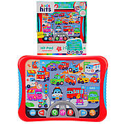 Планшет Kids Hits  KH01/008 "Супер авто"батар,назви,звуки авто. правила дорожнього руху,гра, запити, .р-р 23,8*17*2см,