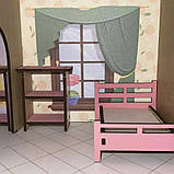 Будинок для ляльок з меблями та шпалерами Ігровий ляльковий будиночок для ляльок лол lol Дитячий ляльковий будиночок, фото 4