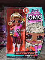 Оригінал! Лялька ЛОЛ Спідстер ОМГ серія НЕОНОВІ ВОГНІ L. O. L Surprise! O. M. G. Lights Speedster Fashion Doll