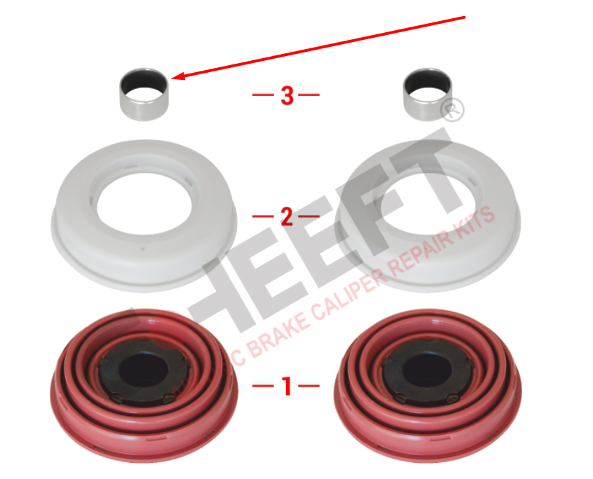 Втулка для штовхачів супорту кнорр 6 Ø 18 x Ø 16 x 10 mm