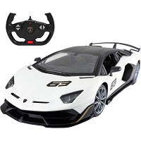 Радиоуправляемая игрушка Rastar Lamborghini Aventador SVJ 1:14 (96070 white) - Топ Продаж!