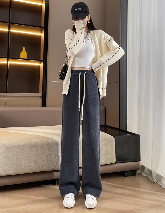 Штани прямі для дівчинки підлітка утеплений трикотаж, фото 1