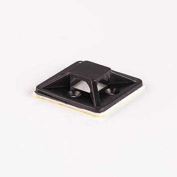 Площадка під стяжку кабельну ТМ 20х20 (100шт. чорна)