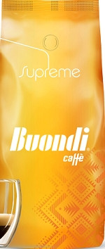 Новинка!  Зернова кава Buondi SUPREME 100% Арабіка 1кг, Оригінал