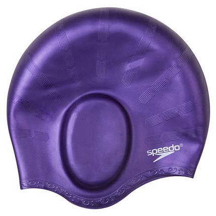 Шапочка для плавання силіконова фіолетова Speedo mod.SSC06, фото 1