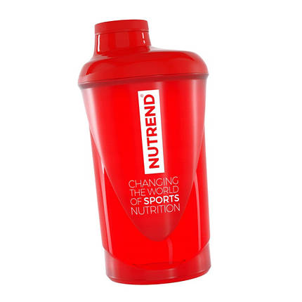 Шейкер Shaker Nutrend 600 ml червоний, фото 3