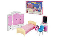 Игрушечная Мебель Gloria 24014 спальня с гардеробом в коробке р.42*6,5*30 см