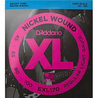 Струны D'Addario EXL170 Regular Light 45-100