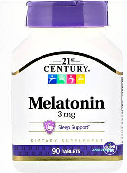 МЕЛАТОНІН 21st CENTURY 3 мг,90 табл.