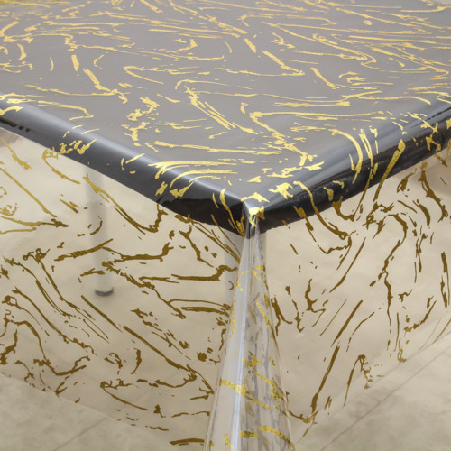 М'яке скло - скатеритна з голограмним малюнком арт.184