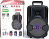 ALP-801 8" Бездротова портативна bluetooth колонка — валіза з караоке, фото 6