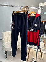 Спортивный костюм для мальчика с капюшоном Красно-Синий LL-3013 Sincere, Красно-Синий, Мальчик, Весна Осень, 164 см