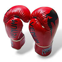 Боксерские перчатки VENUM 12 oz стрейч красные