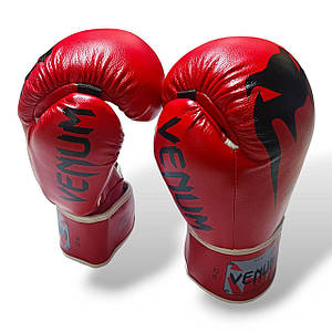 Боксерські рукавички VENUM 12 oz стрейч червоні