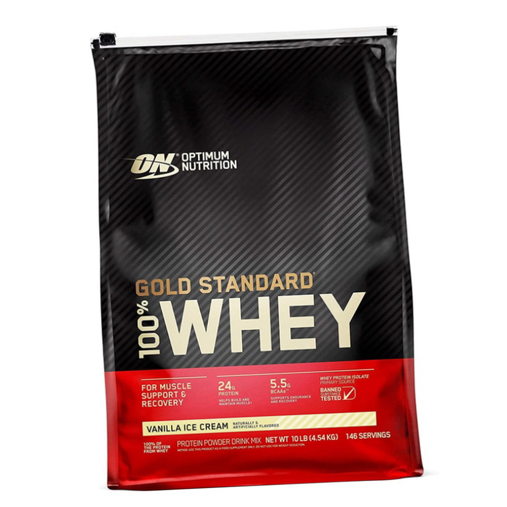 Сироватковий протеїн ізолят Optimum Nutrition 100% Whey Gold Standard 4,5 kg