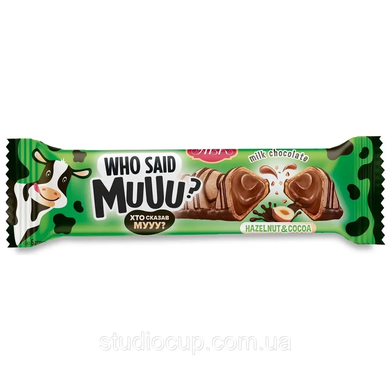 Батончик Who said Muuu? hazelnut&cocoa 29 г