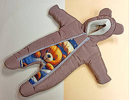 Комбінезон дл новонароджених осінь зима на виписку для прогулянок 56-62 розмір