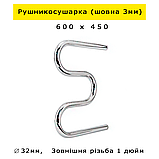 Водяна Рушникосушарка Змійовик 3 коліна Шовна нержавійки товщина стінки 3 мм Змійка Триколінка нержавіючої сталі 600х450 гарантія, фото 2