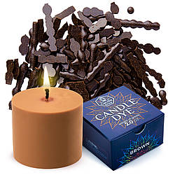 Барвник КОРИЧНЕВИЙ для виготовлення свічок пластівці CANDLE SHOP 57 грамм