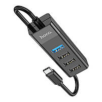 Type-C Hub Hoco HB25 Easy Mix USB3.0 + 3xUSB2.0, фото 2