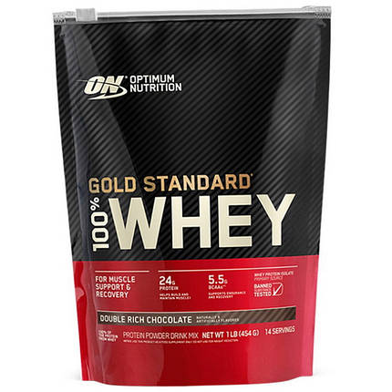 Сироватковий протеїн Optimum Nutrition 100% Whey Gold Standard 454г, фото 1