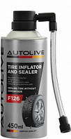 Герметик колес Autolive F126 Tire Inflator and Sealer 450 мл