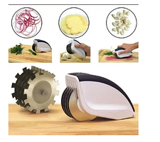 Ніж для нарізування 3 в 1 Rolling Mincer і тендеризатор м'ясо з часниковим пресом.