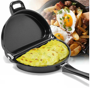 Подвійна антипригарна Омлетова сковорода Bradshaw Folding Omelette Pan Original