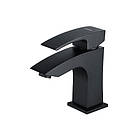 Набір вушова система 3 в 1 з тропічним душем і змішувачем на умивальник G2407-6-1 чорна квадратна, фото 8