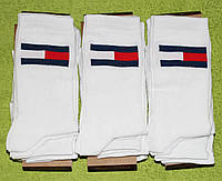 Шкарпетки чоловічі, 42-45 розмір, високі, білі. 6 пар.