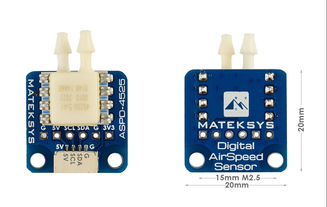 Цифровий датчик повітряної швидкості Matek ASPD-4525