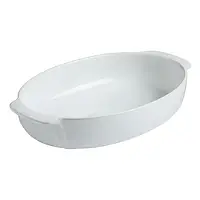 Форма для запекания PYREX SIGNATURE SG25OR1 White с/к, овальная, керамическая, 25 x 18 см