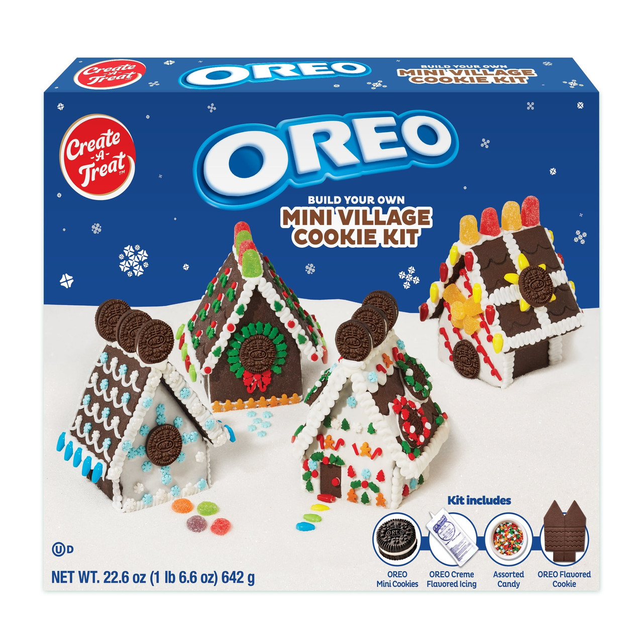 Пряниковий будиночок Create A Treat Oreo Mini Village Cookie Kit 642g