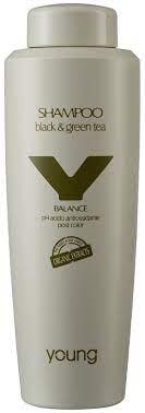 Шампунь кислотний Post Color Young Shampoo Black & Green Tea 300 мл.