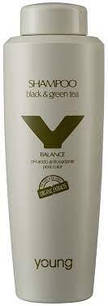 Шампунь кислотний Post Color Young Shampoo Black & Green Tea 300 мл.