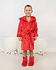 Халат дитячій махровий Червоний, фото 5