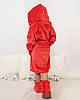 Халат дитячій махровий Червоний, фото 4
