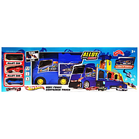 Грузовик-паркинг Container Truck + 3 машинки A-Toys HW-118