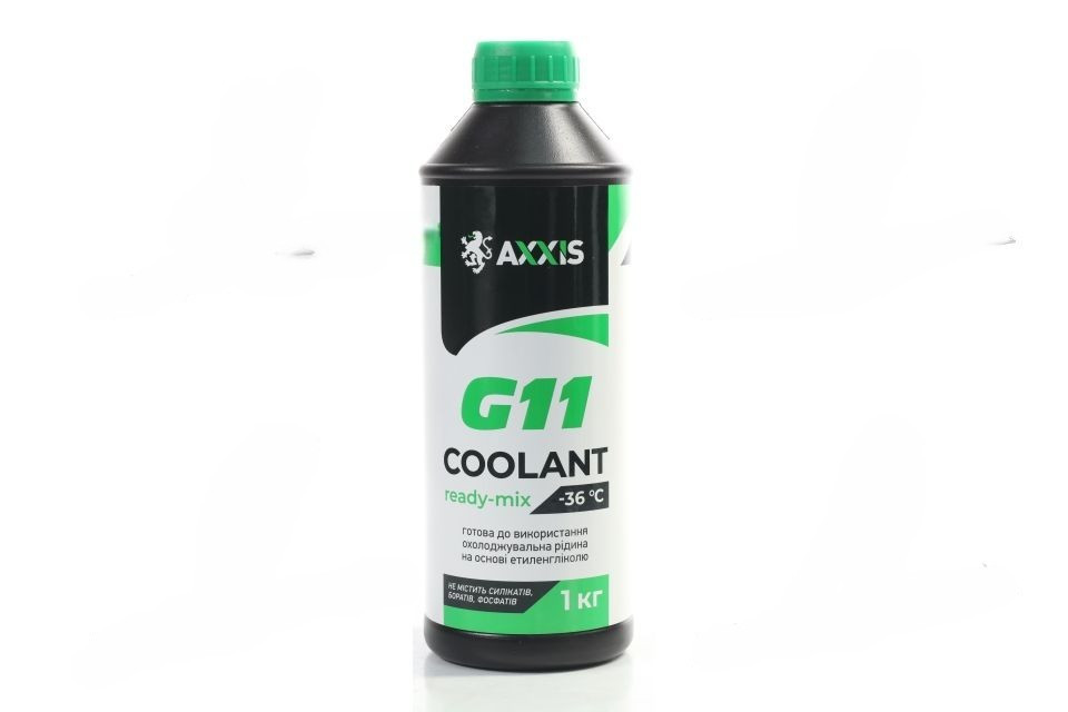 Антифриз GREEN G11 Сoolant Ready-Mix -36°C (зеленый) (Канистра 1кг) P999-G11Gr RDM1, фото 1
