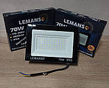 Прожектор світлодіодний LED 70 Вт 6500 K IP65 3920 Lm Нептун LMP72-70 Lemanso вуличний світильник лід освітлення, фото 2
