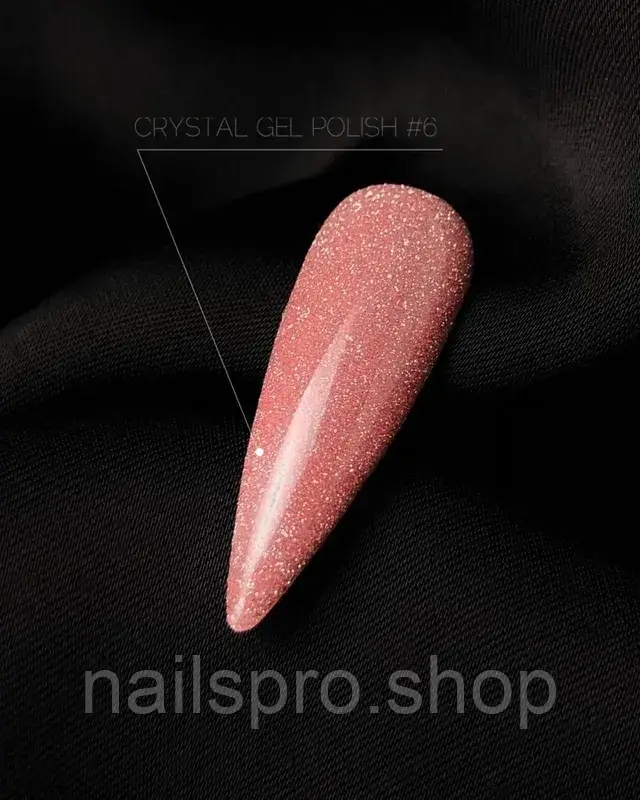 Світловідбивний гель-лак Crooz Crystal №06, 8 мл
