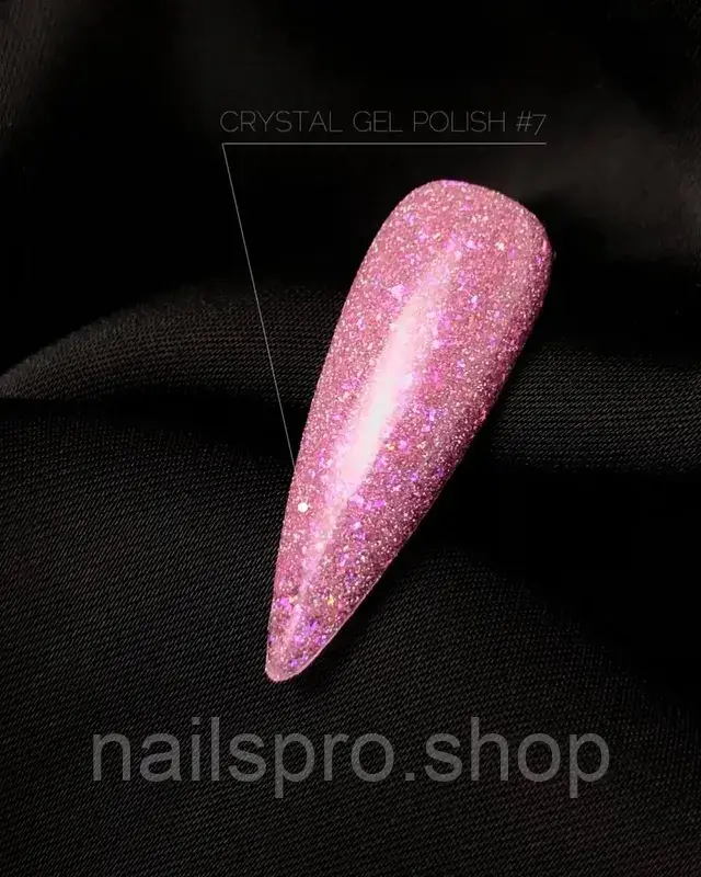 Світловідбивний гель-лак Crooz Crystal №07, 8 мл, фото 1
