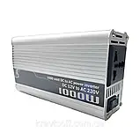 Автомобільний інвертор-перетворювач напруги з 12V на 220V DOXIN 1000Вт, фото 2