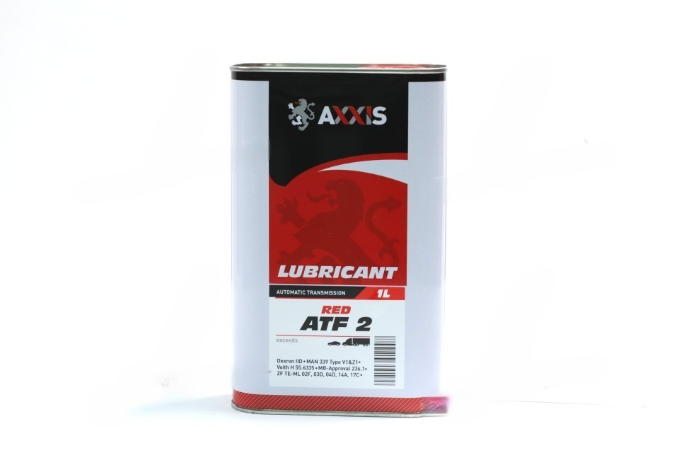 Масло трансмисс.(красное) AXXIS ATF 2 (Канистра 1л) 48021043911, фото 1