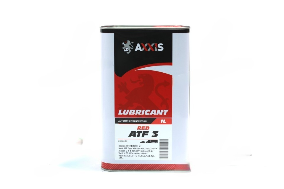 Масло трансмисс.(красное) AXXIS ATF 3 (Канистра 1л) 48021043914