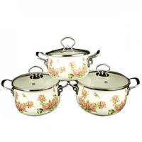 Набір посуду 3пр (16,18,20л) (АП2055), Емаль, А-плюс, Арт.47475