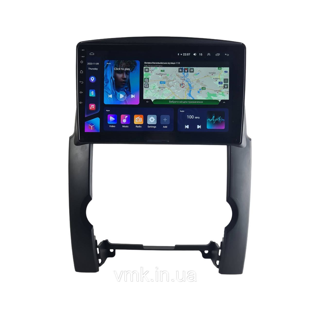 Андроїд Магнітола Kia Sorento 2009-2012 4core Base Android 13, Platform JAC
