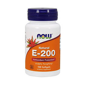 NOW E-200 (134 mg) 100 softgels