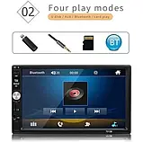 Автомагнітола 7012 B, 2 DIN, Bluetooth, фото 4